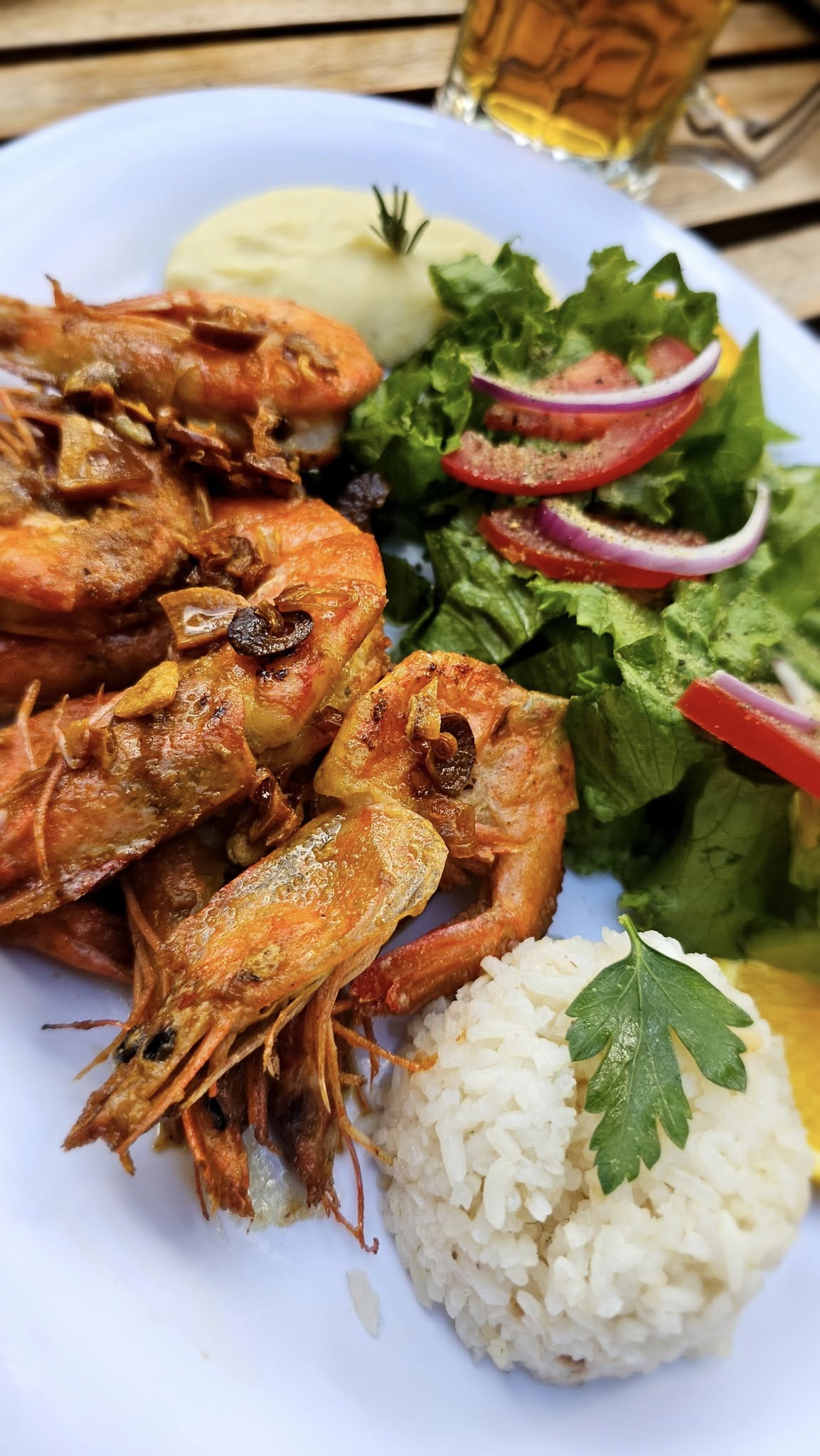 Camarones al mojo de ajo